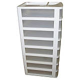 Мінікомод на 8 ящиків "А4" Білий., фото 6