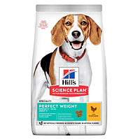 Сухий корм hill's SP Canine Adult Medium Breed Perfect Weight для підтримки ідеального ваги у дорослих собак