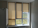 Рулонні штори Len. Тканинні ролети Льон Слонова кістка 0881, 35 без свердління, фото 3