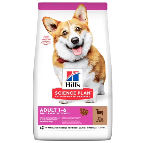 Сухий корм hill's SP Canine Adult Small & Miniature Lamb & Rice для дорослих собак дрібних порід з ягням і