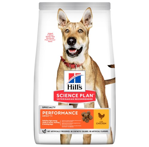 Сухий корм hill's SP Canine Performance Chicken для дорослих собак з підвищеною фізичною активністю з куркою