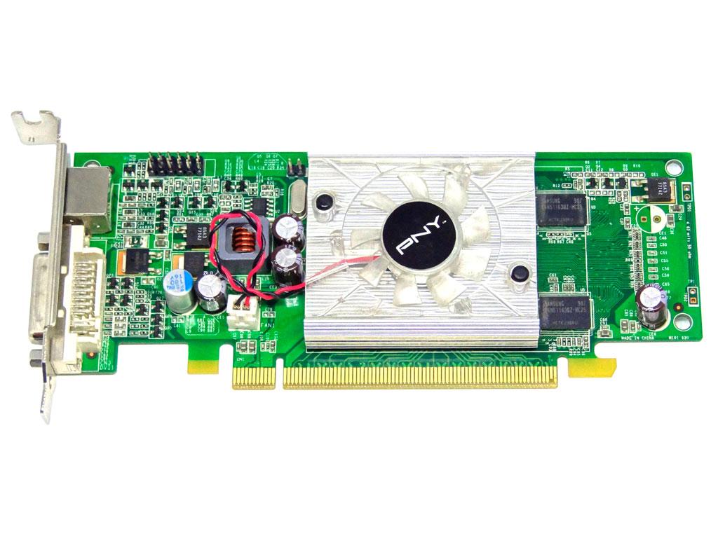 Відеокарта PNY Verto Geforce 8400 GS 256 Mb PCI-Ex DDR2 64bit (DVI + VGA + sVideo) низькопрофільна
