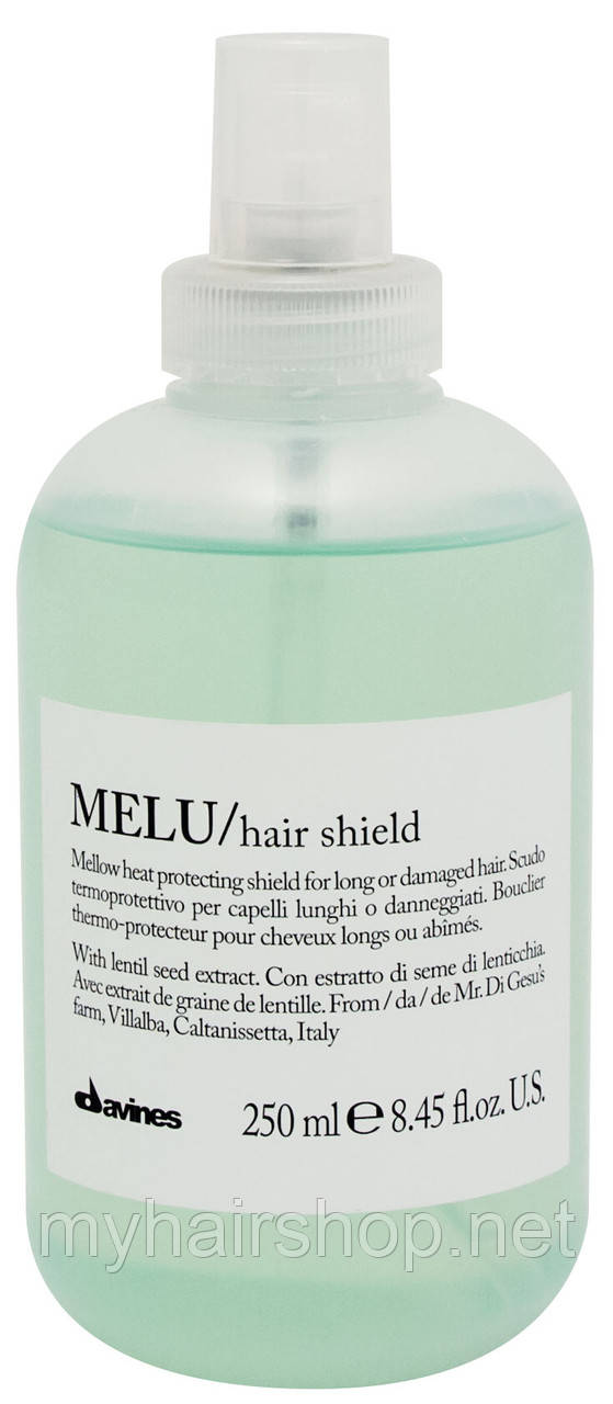Спрей термозащитный несмываемый против повреждения волос Davines MELU 250 мл - фото 1 - id-p148480044