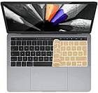 Накладка на клавіатуру MacBook Pro 13" A1989/A1706 Pro 15" A1990/A1707 EU золота з англійськими літерами, фото 3