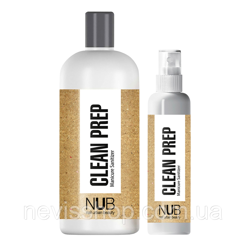 Знежирювач для нігтів NUB Clean Prep Manicure Sanitizer 500 мл