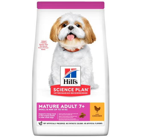 Сухий корм Hills Canine Mature Adult Active Longevity Mini для собак дрібних порід старше 7 років (курка) 1,5