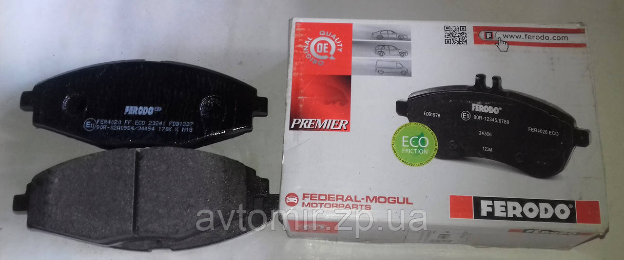 Колодки гальмівні передні Matiz, Мотиз FERODO FE FDB1337