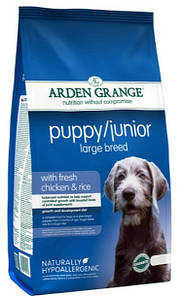 Корм Arden Grange для цуценят і юніорів великих порід | Arden Grange Puppy Junior Large Breed 12 кг