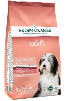 Корм Arden Grange для собак з лососем | Arden Grange Adult Dog Salmon & Rice 12 кг, фото 1