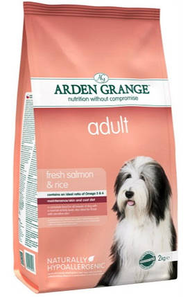 Корм Arden Grange для собак з лососем | Arden Grange Adult Dog Salmon & Rice 12 кг, фото 2