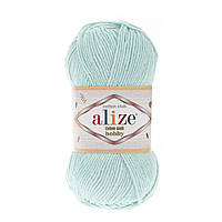 Пряжа Alize Cotton Gold Hobby ледяного цвета 514