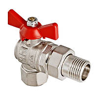 Кран — американка Valtec (з півсгоном) кутова Валтек 1/2