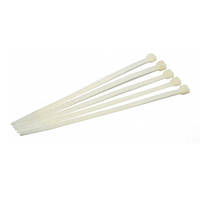 Кабельна стяжка 400х5 посилена біла