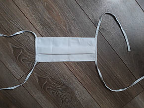 Багаторазова захисна біла маска, фото 3