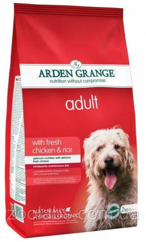 Корм Arden Grange для дорослих собак з куркою | Arden Grange Adult Dog Chicken & Rice 12 кг