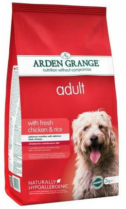 Корм Arden Grange для дорослих собак | Arden Grange Adult Dog Chicken & Rice 2 кг, фото 2
