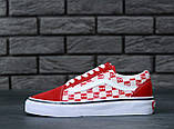 Жіночі кеди Vans Old Skool x Supreme, кросівки ванс олд скул супрім, фото 2