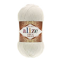 Alize Diva Stretch (Дива Стрейч) 62 молочный