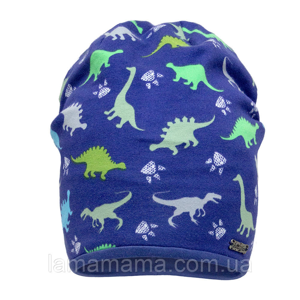 Демісезонна двошарова шапка Динозаври ТМ David's Star, фото 1