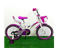 ДЕТСКИЙ ДВУХКОЛЕСНЫЙ ВЕЛОСИПЕД KIDS BIKE CROSSER 3 ФИОЛЕТОВЫЙ 20 ДЮЙМОВ