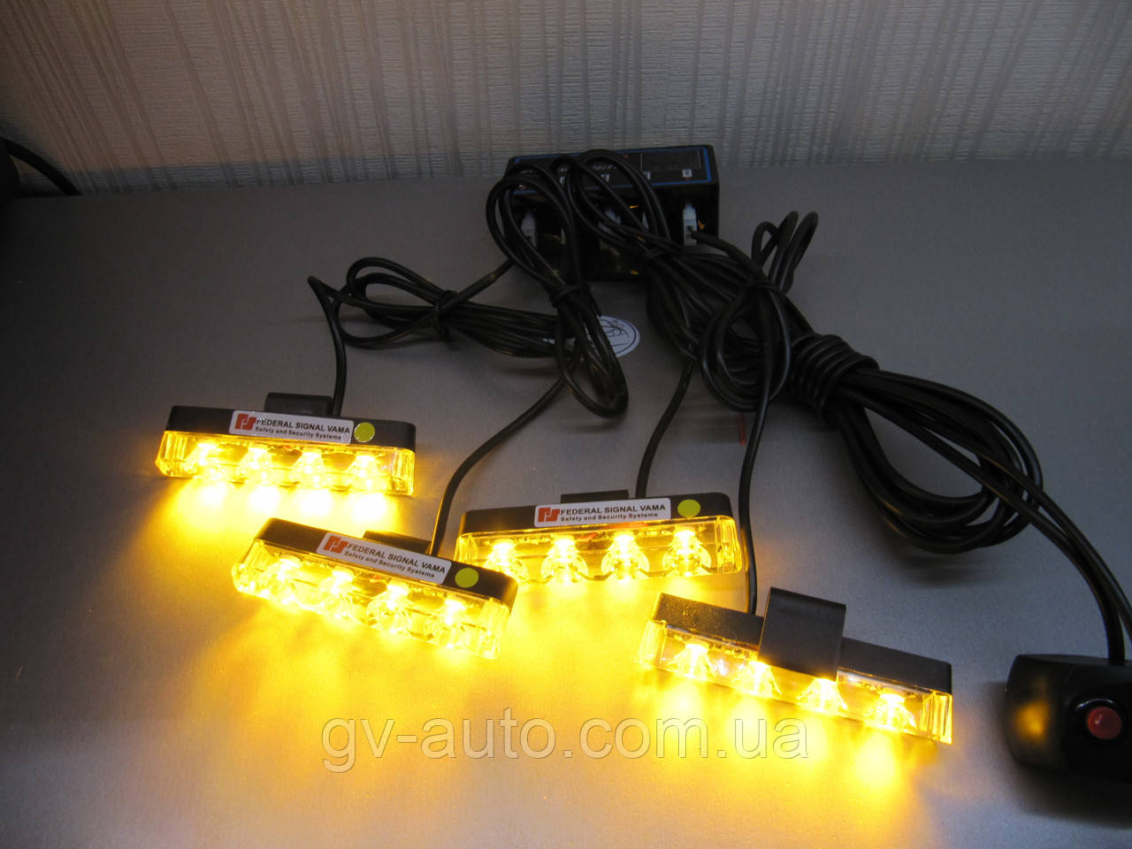 Стробоскопи LED 418 помаранчеві 12-24В., фото 1