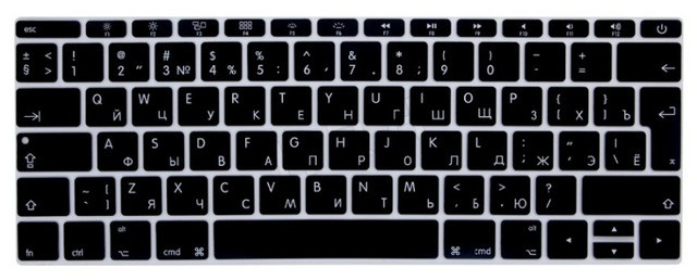 Накладка на клавіатуру MacBook 12 A1534/ Pro 13 A1708 EU keyboard