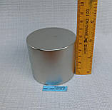 Магніт неодимовий великий диск шайба 70мм/60мм (300 кг), фото 3