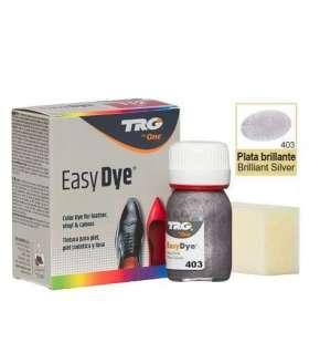Фарба для гладкої шкіри TRG, світло-срібна 25ml