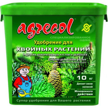 Добриво для хвої Agrecol, 10 кг