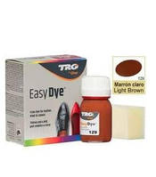Краска для гладкой кожи TRG Easy Dye 25мл, 129 Light brown (светло-коричневая)