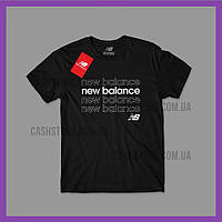 Футболка New Balance 'Dark Logo' с биркой | Нью Беланс | Черная
