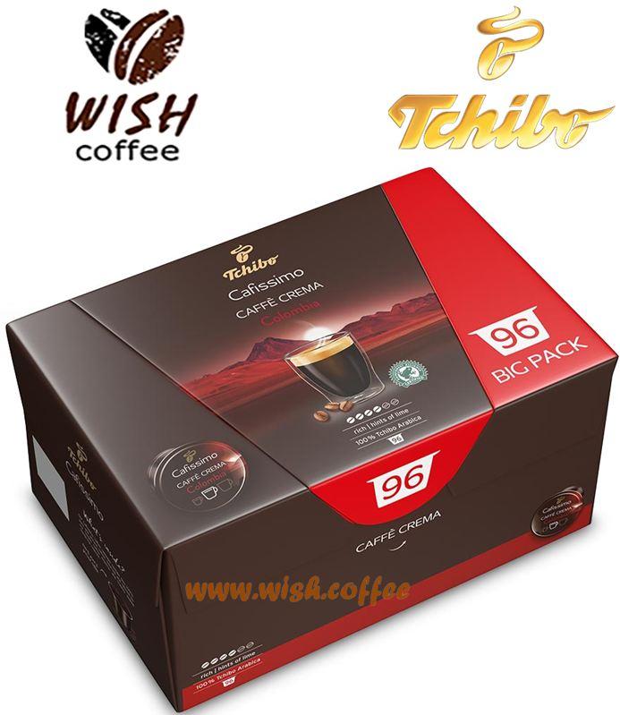 Кава в капсулах Caffitaly TCHIBO Cafissimo Colombia (коробочка 96 капсул)