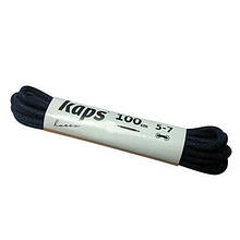 Тонкі вощені шнурки 100 см., темно-сині