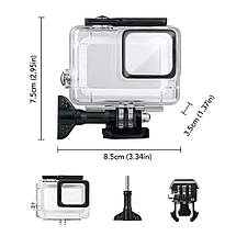 Аквабокс (підводний бокс) для GoPro Hero 7 Silver, White, фото 4