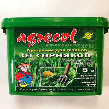 Добриво для газонів проти бур'янів Агрекол/ Agrecol, 5 кг, фото 2