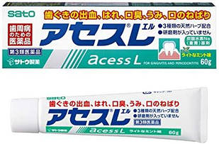 Sato Acess L зубна паста, гінгівіт, альвеолярна піорея, 60 г