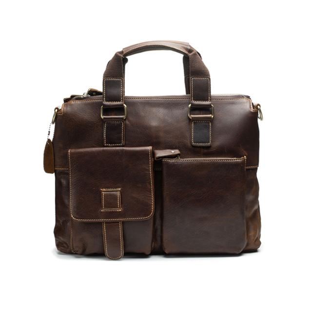 Чоловічий шкіряний портфель Marrant коричневого кольору Чоловічий шкіряний портфель Marrant коричневого кольору