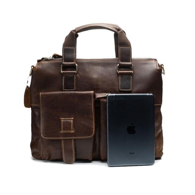 Чоловічий шкіряний портфель Marrant коричневого кольору Чоловічий шкіряний портфель Marrant коричневого кольору