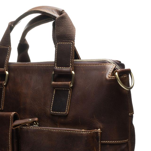 Чоловічий шкіряний портфель Marrant коричневого кольору Чоловічий шкіряний портфель Marrant коричневого кольору