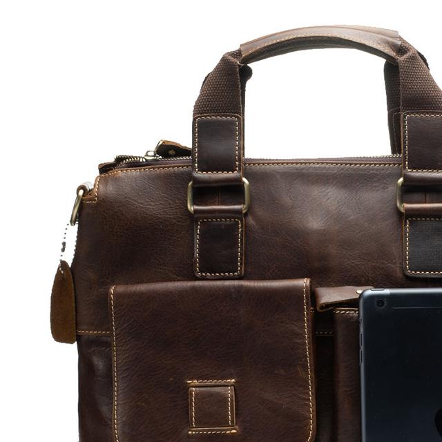 Чоловічий шкіряний портфель Marrant коричневого кольору Чоловічий шкіряний портфель Marrant коричневого кольору