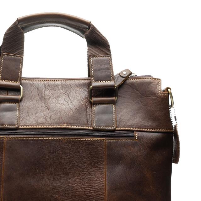 Чоловічий шкіряний портфель Marrant коричневого кольору Чоловічий шкіряний портфель Marrant коричневого кольору