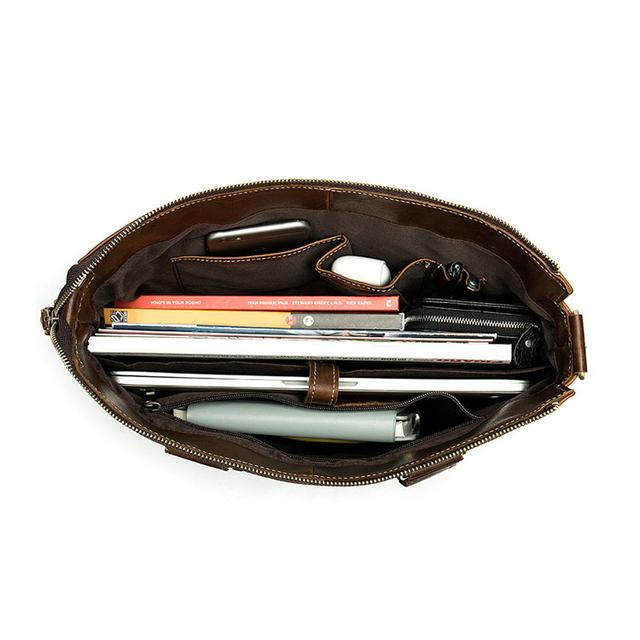 Чоловічий шкіряний портфель Marrant коричневого кольору Чоловічий шкіряний портфель Marrant коричневого кольору