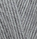 Пряжа для вязания Ализе Лана голд 21 светло-серый