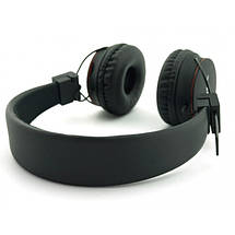 Бездротові Bluetooth-Навушники з MP3 плеєром NIA-X2 Радіо блютуз Чорні, фото 2