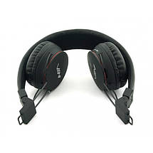 Бездротові Bluetooth-Навушники з MP3 плеєром NIA-X2 Радіо блютуз Чорні, фото 3