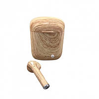 Бездротовий Bluetooth-навушник Alitek I7S TWS Mini-2 Drawing Wood (Предоплата)