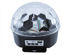 Лазерний проектор, диско куля, світломузика з динаміком USB пультом
