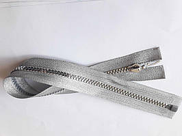 Замок-блискавка Молния роз'ємний пластиковий №5 "Трактор" ,1 бігунок, 40см. Сріблястий. Тайвань