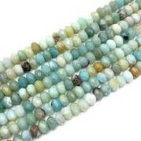 Намистини круглі грановані