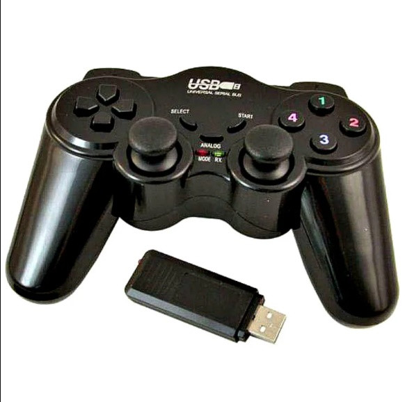 Джойстик геймпад бездротовий DJ-EW800 для PC/PS2/PS3